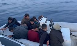 Bodrum'da 20 düzensiz göçmen kurtarıldı, 9 göçmen yakalandı