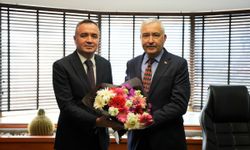 Kaymakam Sarı'dan Başkan Türkmen'e tebrik ziyareti!
