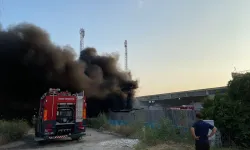 Torbalı'da bir fabrikanın bahçesinde çıkan yangın söndürüldü