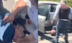 Trafik kavgasında tek yumrukla hastanelik oldu