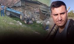 Kontrolden çıkan traktör devrildi... Genç sürücü feci şekilde öldü!