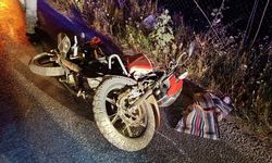 Nazilli’de devrilen motosikletin sürücüsü yaralandı