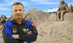 Türkiye'nin ilk astronotu Alper Gezeravcı'nın kum heykeli yapılacak