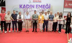 Bayraklılı kadınlarının yıl sonu sergisinde Filistin vurgusu