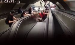 Yürüyen merdiven kazası kamerada... İşte Üçyol Metro'daki kabus anları!
