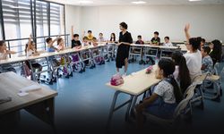 Konaklı çocuklar yaz okulunda hem eğlendiler hem de öğrendiler