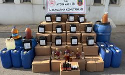 Aydın'da 1,6 ton etil alkol geçirildi