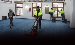 Dikili'de ramazan ayı öncesi camiler temizleniyor!