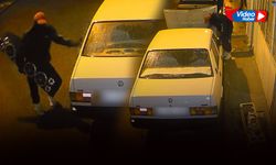 İzmir'de oto faresi kameralara yakalandı... 200 bin TL'lik ses sistemi çaldı!