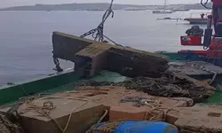 Bodrum'da denizin dibinden 200 ton tonoz çıktı