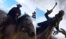 Kovboy şapkalı maganda... Kırbaçlı zorbaya istenen ceza
