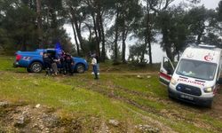 Hasta taşıyan ambulans çamura saplandı... Jandarma kurtardı!