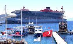 Bodrum'a kruvaziyerle 2 bin 548 turist geldi