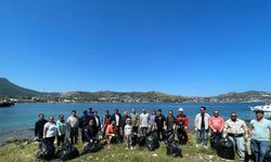 Bodrum’da sahil temizliği