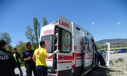 Kütahya’da takla atan otomobilin sürücüsü yaralandı