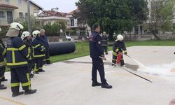 Muğla'da gönüllü itfaiyecilik eğitimleri sürüyor