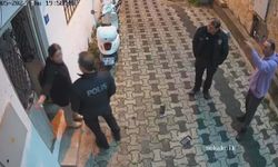 Komşular arasındaki anlaşmazlık kavgaya dönüştü... O anlar kamerada!
