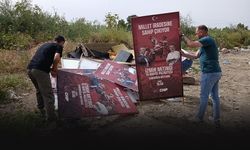 İzmir'de CHP'nin 19 Mayıs mitingi afişleri toplatıldı iddiası!