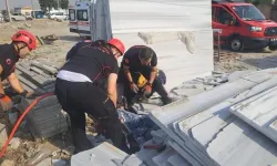 Sanayi sitesinde feci olay: Mermerlerin altında kaldılar