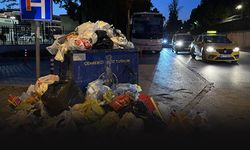 Buca'da grev sokakları vurdu... Çöp dağları oluştu!