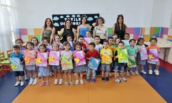 Konaklı minikler karne sevinci yaşadı