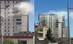 17 katlı rezidansta korkutan yangın!