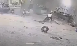Hava basılırken patlayan lastik can aldı