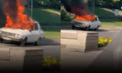 Komisyon öncesi TBMM önünde 'Beyaz Toros' yakıldı