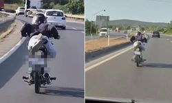 Motorla yaptığı tehlikeli şov pahalıya patladı