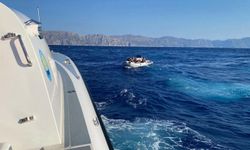 Marmaris'te iki ayrı lastik botta 31 kaçak göçmen yakalandı!