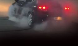 Şov yapmak için drift attı: Aracı trafikten men edildi!