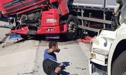 2 TIR çarpıştı; 3'ü ağır, 4 yaralı