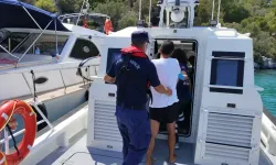Denizde rahatsızlanan kişiye tıbbi tahliye
