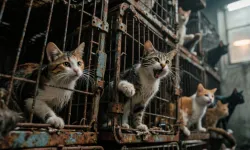 İyilik bahanesiyle vahşet: 1000 kediyi kafesle suya atıp boğdular!