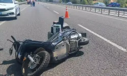 Kontrolden çıkan motosiklet devrildi: Sürücü öldü!