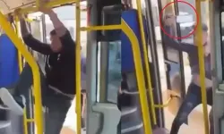 Otobüste yer verme kavgası. Yolcuya satırla saldırdı