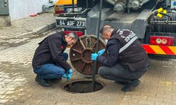 Uşak'ta kanalizasyonda cenin bulundu