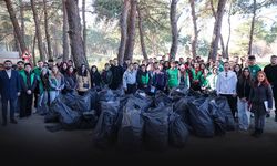 Buca'da doğa için el ele: 300 poşet atık toplandı