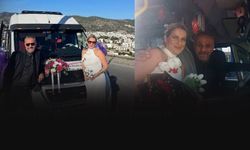 Yeni evlenen çiftin gelin arabası tercihi herkesi şoke etti!