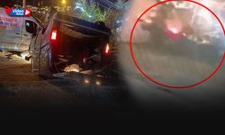 18 yaşındaki gencin hayatını kaybettiği kaza kameralara böyle yansıdı!