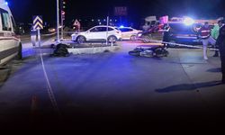 Kırmızı ışıkta geçen TIR, motosiklete çarptı: Sürücünün acı sonu!