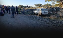 Kontrolden çıkan araç taş yığınına çarptı... Karı kocayı ölüm ayırdı!