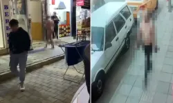 Sokakta çıplak dolaşan Rus, gözaltına alındı