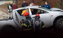 Trafikte dikkatsizlik can aldı: Pikap ağaca çarptı 1 ölü, 1 yaralı!