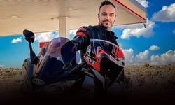 Virajda kontrolden çıkan motosiklet şarampole uçtu: Sürücünün acı sonu!