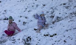 Aydın'ın yüksek kesimleri beyaza büründü