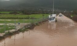 Bodrum'da sağanak hayatı olumsuz etkiledi