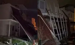 Aydın'da fırtına etkili oldu: Çatılar uçtu, ağaçlar devrildi!