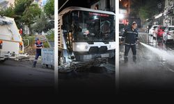 Bornova'da kesintisiz temizlik mesaisi!
