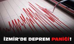 İzmir'de deprem paniği!